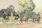 Coach from Worthing to London c1840