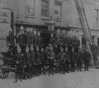 Click for larger image of Horsham Fire Brigade, September 1893 Horsham Fire Brigade, September 1893