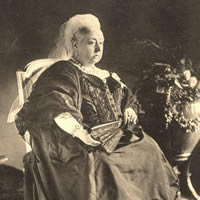A picture of Queen Victoria