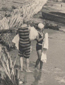 Bathers on Elmer beach, Bognor Regis c1925