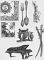 Engraving of items shown at The Great Exhibition 1851