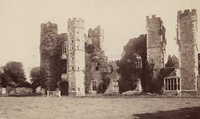 Ruins of Cowdray Castle, 1898