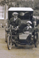 Motorbike with sidecar, Findon c1920