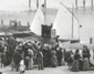 Crowd on Worthing beach 1870