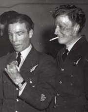British airmen socialise at the Guinea Pig Club