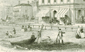 Fishermen and holidaymakers on the beach, Worthing 1849