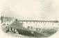 Worthing beach with bathing machines and pier 1866